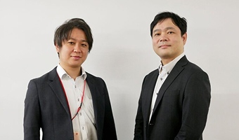 （左から）営業：小田 晴生、PM：白鷹 昌明